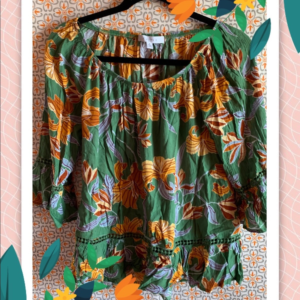 Fever Floral Peplum Top
